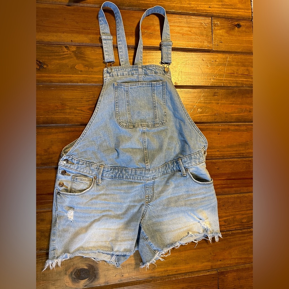 Size 10 Jean short overalls - Isabel Maternity, Target